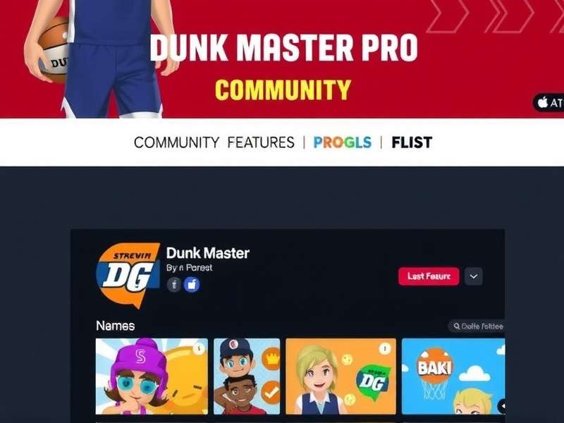 Dunk Master Pro Community Features
